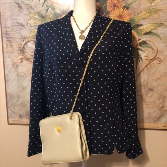 Nordstrom Gold Chain Classic Crossbody Purse - Picture 1 of 8